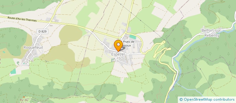 localisation de l'entreprise FOURNIL DU PAYS DE SAULT  ESPEZEL