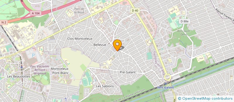 localisation de l'entreprise FOURNIL DU SOLEIL à VILLEPINTE