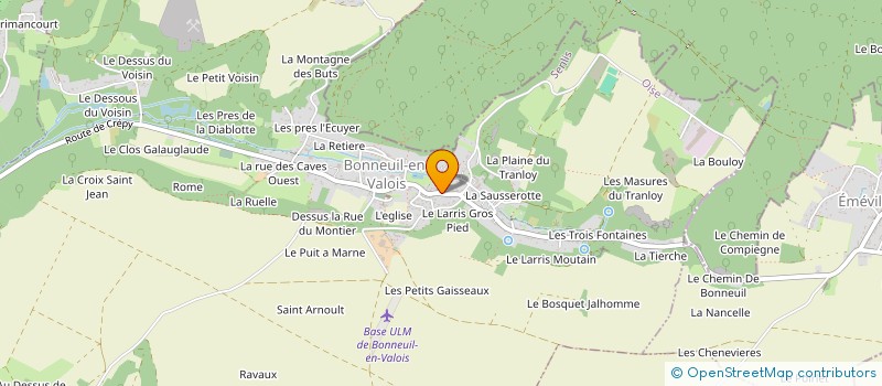 localisation de l'entreprise FOURNIL G&A  BONNEUIL-EN-VALOIS