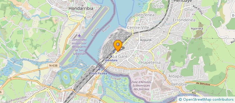 localisation de l'entreprise FOURNIL HENDAYAIS  HENDAYE