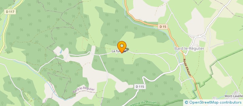 localisation de l'entreprise FOURNIL LE PAIN SYLVESTRE  BARD-LE-REGULIER