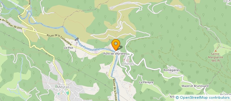 localisation de l'entreprise FOURNIL LES CO'PAINS  CHIROLS