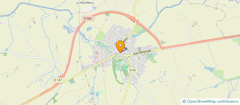 localisation de l'entreprise FOURNIL OLIVAN  VEZINS