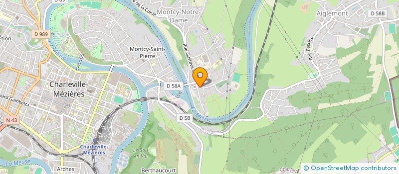 localisation de l'entreprise FOURNIL POTERLOT  MONTCY-NOTRE-DAME