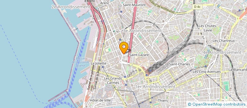 localisation de l'entreprise FOURNIL SAINT LAZARE  MARSEILLE