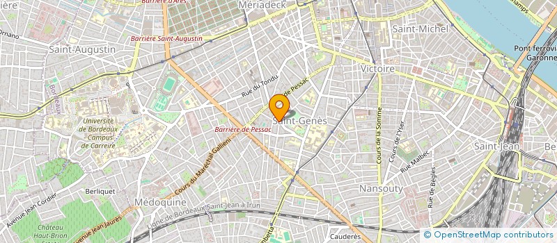 localisation de l'entreprise FOURNIL SAVEURS DE MARCEAU à BORDEAUX