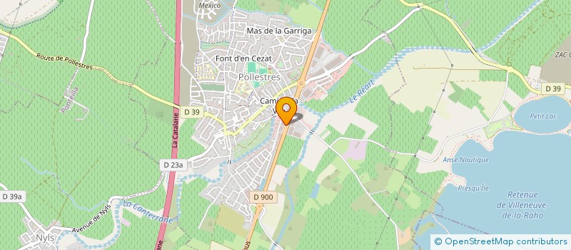 localisation de l'entreprise FOURNILS 3  POLLESTRES