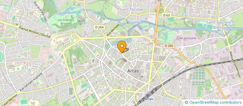 localisation de l'entreprise FOURNILS D ARTOIS à ARRAS