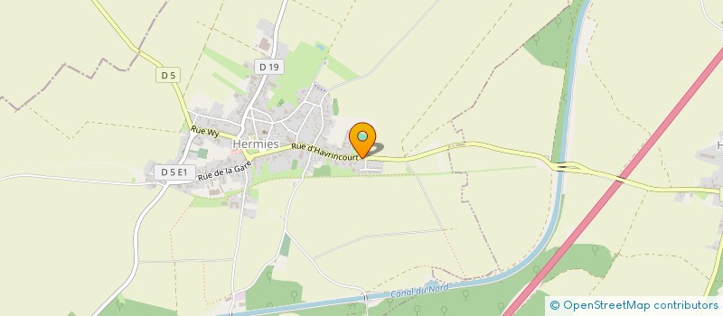 localisation de l'entreprise FOURNIONS SPORTIFS D HERMIES  HERMIES