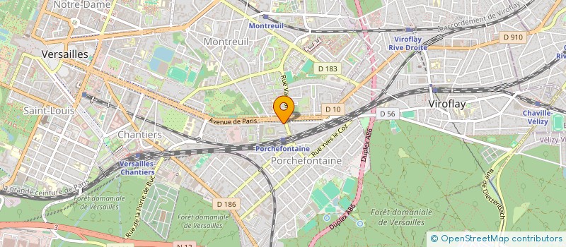 localisation de l'entreprise FOURNIROCHE à VERSAILLES