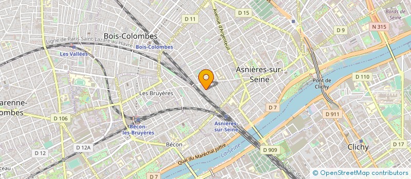 localisation de l'entreprise FOURNISCOOL à ASNIERES-SUR-SEINE
