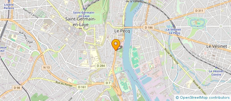 localisation de l'entreprise FOURNISSEUR D'ACCES A L'INTERNET LIBRE (FAIL)  LE PECQ