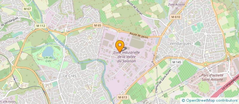 localisation de l'entreprise FOURNISSEUR D'ENERGIE SOLAIRE à VENDARGUES