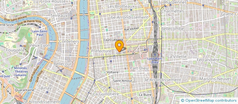 localisation de l'entreprise FOURNIT IMPRIM INFORLYON à LYON