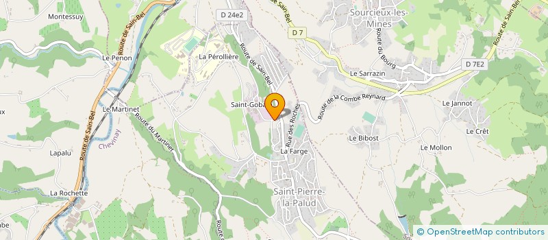 localisation de l'entreprise FOURNIT INDUS CARROS SERVIC ENTRET MECAN à SAINT-PIERRE-LA-PALUD
