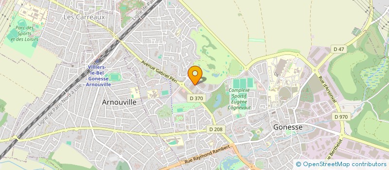 localisation de l'entreprise FOURNIT REAL POSE IMPRESSION PUBLICITE à GONESSE