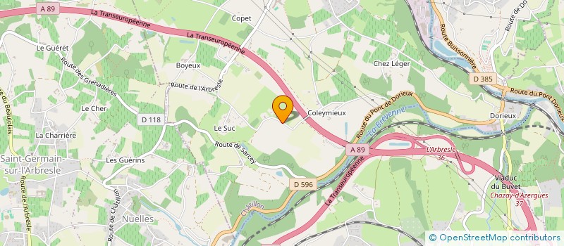 localisation de l'entreprise FOURNITURE ET POSE DE PANNEAUX ISOTHERMES DU RHONE à CHATILLON