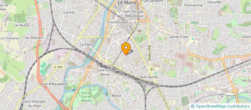 localisation de l'entreprise FOURNITURE MACHINE ET SOUS-TRAITANCE  LE MANS