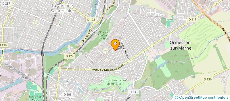 localisation de l'entreprise FOURNITURES CONSULTING  ORMESSON-SUR-MARNE