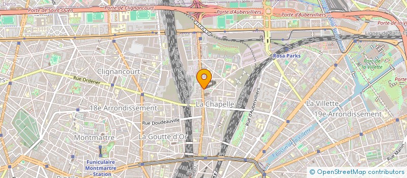localisation de l'entreprise FOURNITURES DE BUREAU INNOVANTES à PARIS