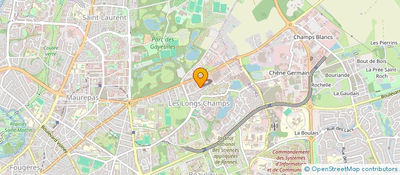 localisation de l'entreprise FOURNITURES DENTAIRES DE L'OUEST à RENNES
