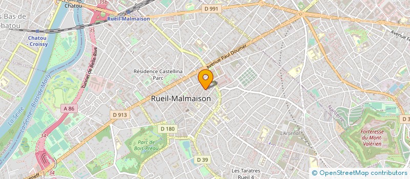 localisation de l'entreprise FOURNITURES DENTAIRES DIVERSES à RUEIL-MALMAISON