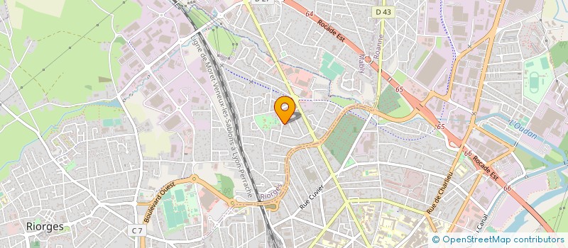 localisation de l'entreprise FOURNITURES ET MATERIELS D'ALIMENTATION 'FMA' à RIORGES