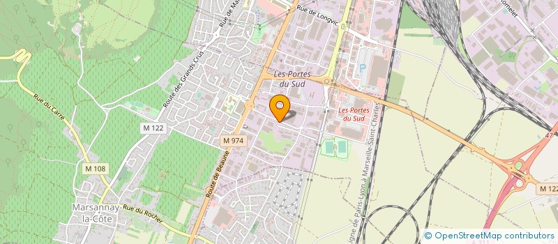 localisation de l'entreprise FOURNITURES ET PRESTATIONS INFORMATIQUES à QUETIGNY
