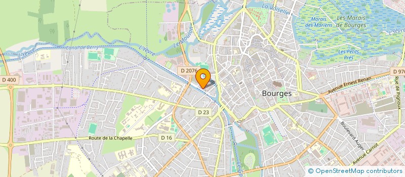 localisation de l'entreprise FOURNITURES FABRIC AMEUBLEMENT LITERIE  BOURGES