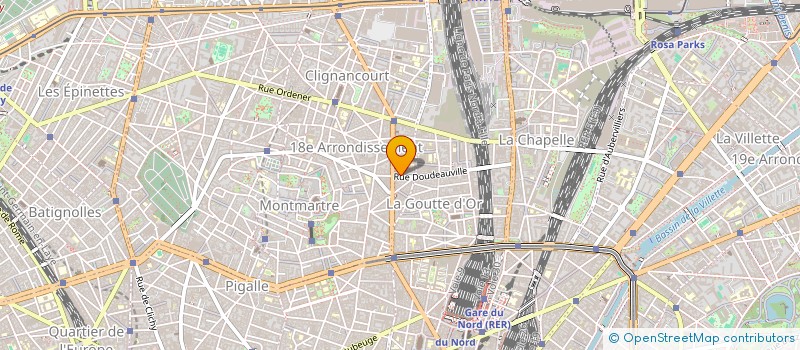 localisation de l'entreprise FOURNITURES GENERALES EN REPROGRAPHIE  PARIS