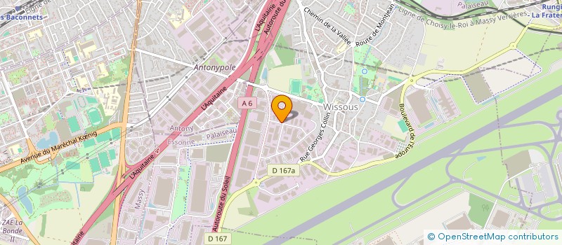 localisation de l'entreprise FOURNITURES GRAPHIQ GENER FGG ETS GENIES à WISSOUS