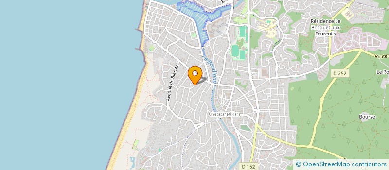 localisation de l'entreprise FOURNITURES INDUSTRIE BATIMENT à CAPBRETON