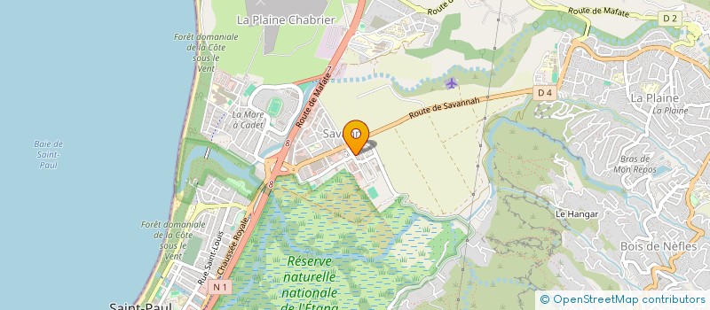 localisation de l'entreprise FOURNITURES INDUSTRIELLES REUNIONNAISES à SAINT-PAUL
