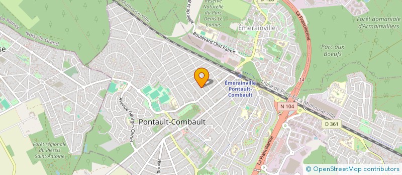 localisation de l'entreprise FOURNITURES INDUSTRIELLES ROSE à PONTAULT-COMBAULT