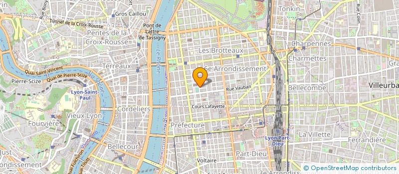 localisation de l'entreprise FOURNITURES INFORMATIQUES DU SUD EST à LYON