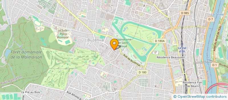 localisation de l'entreprise FOURNITURES INFORMATIQUES PROFESSIONNELL à GARCHES