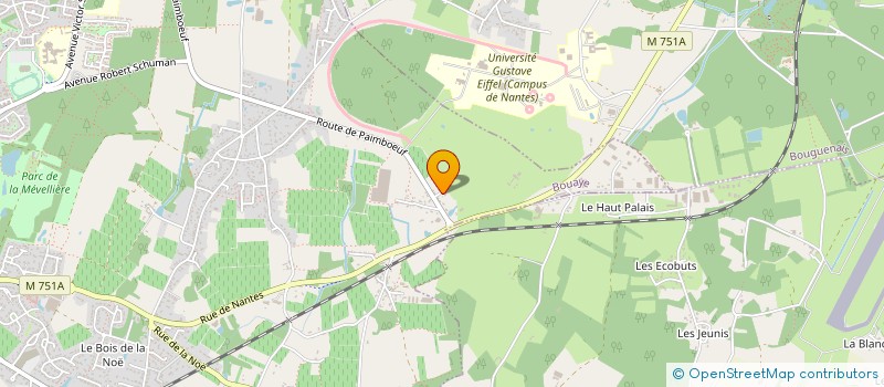 localisation de l'entreprise FOURNITURES INOXYDABLES DE LOIRE-ATLANTIQUE à BOUAYE