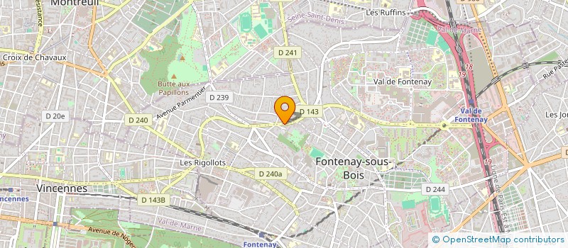 localisation de l'entreprise FOURNITURES MATERIELS SPECIALISES à FONTENAY-SOUS-BOIS