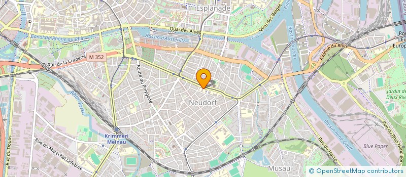 localisation de l'entreprise FOURNITURES SCOLAIRES MUSAU à STRASBOURG