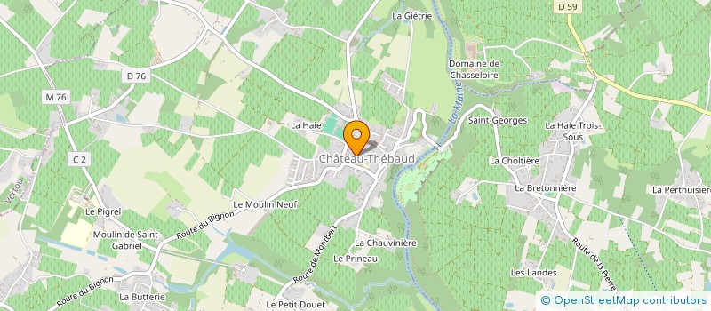 localisation de l'entreprise FOURNY  GUERANDE