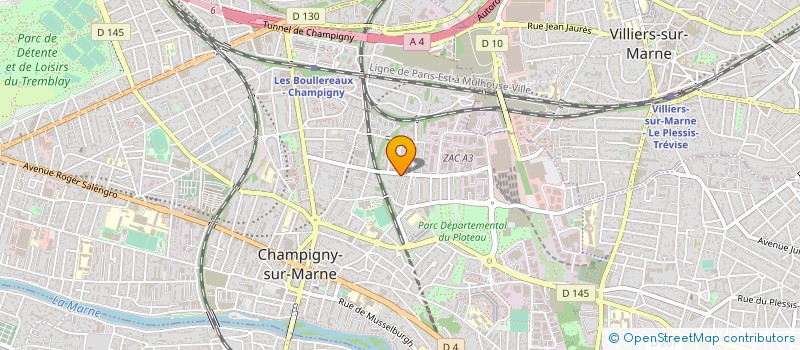 localisation de l'entreprise FOURNY AUTO  CHAMPIGNY-SUR-MARNE