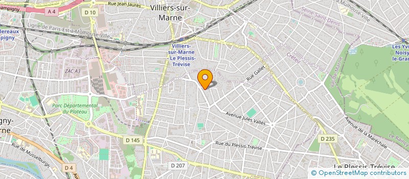 localisation de l'entreprise FOURNY DISTRIBUTION à CHAMPIGNY-SUR-MARNE