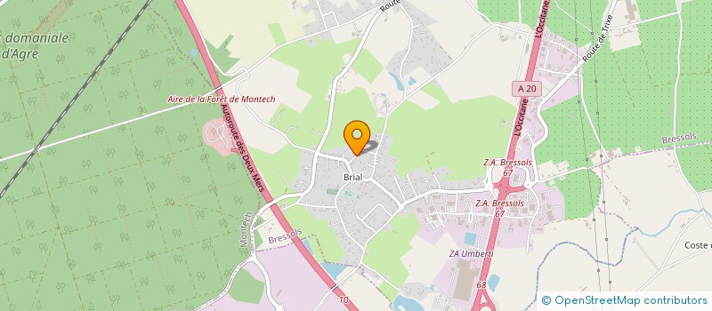 localisation de l'entreprise FOUROUX SPORT VISION  BRESSOLS