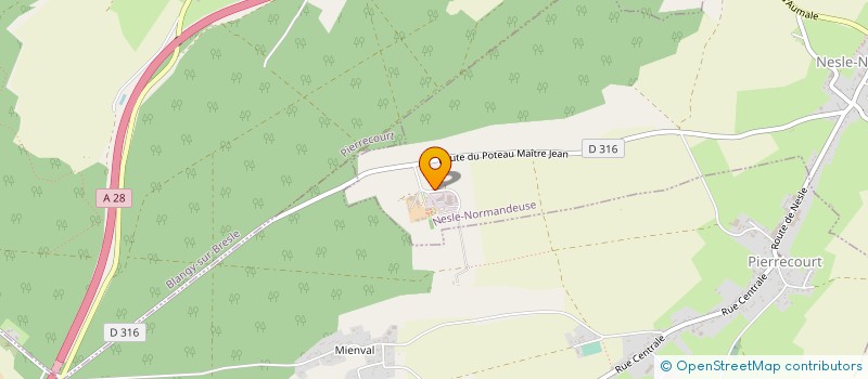 localisation de l'entreprise FOUROVER à NESLE-NORMANDEUSE