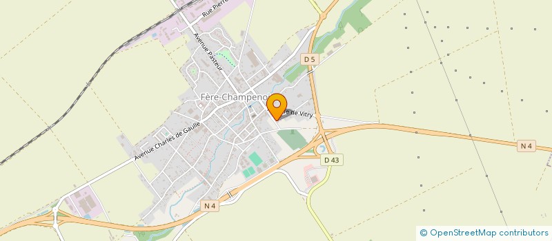 localisation de l'entreprise FOURQUET à FERE-CHAMPENOISE