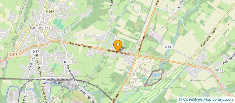 localisation de l'entreprise FOURQUET ET FILS SARL à LANNEMEZAN