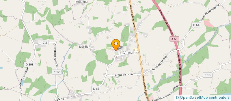 localisation de l'entreprise FOURQUIER MORCANT  LE VIGNAU