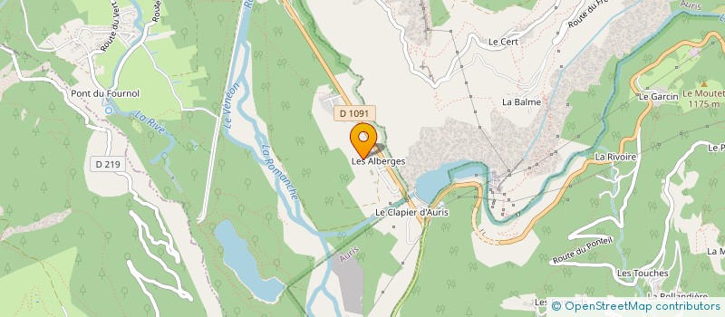 localisation de l'entreprise FOURREAU CHASSAING à LES DEUX ALPES