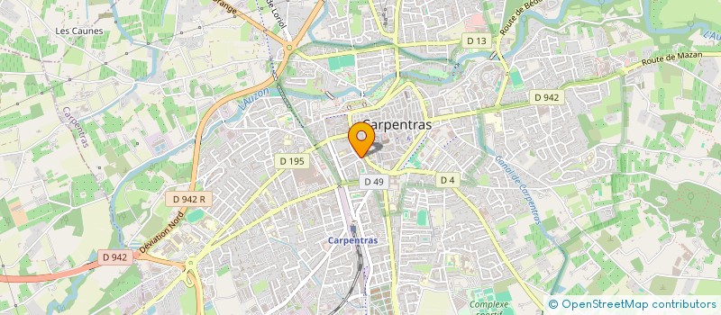 localisation de l'entreprise FOURRIER  CARPENTRAS