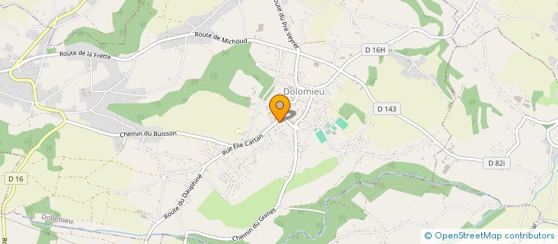 localisation de l'entreprise FOURRIER  DOLOMIEU